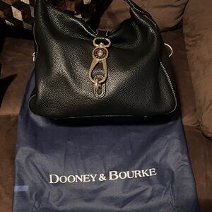 Dooney & Bourke Black Pebbled Leather Bag